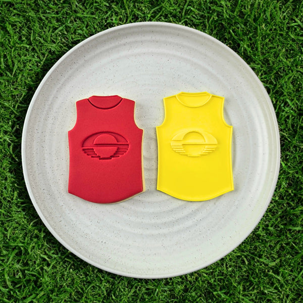 AFL Football Team Guernsey Cutter & Embosser Set