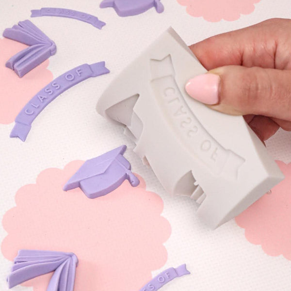 Congrats Grad! Savvy Shapes Silicone Mould (Savvy Cakes)