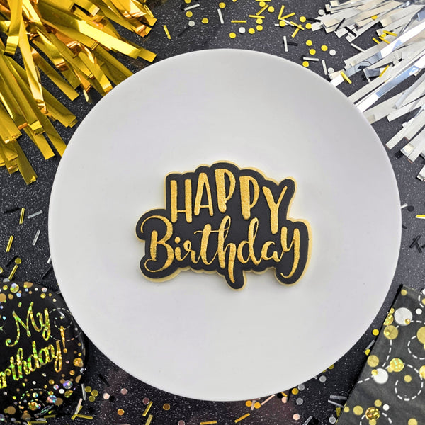 Happy Birthday Cutter & Debosser Set