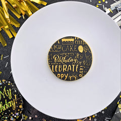 Happy Birthday Pattern Plate