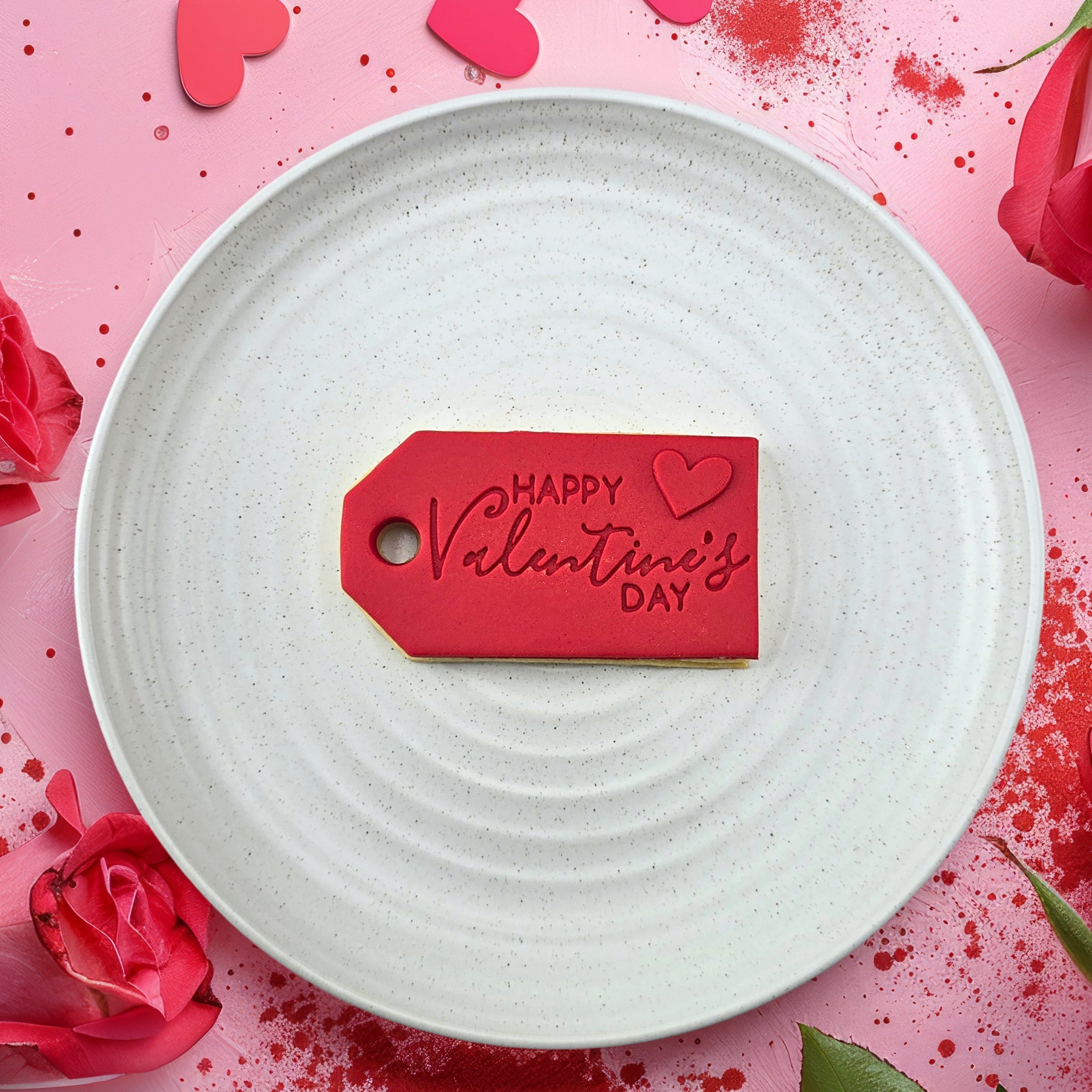 Happy Valentine's Day Gift Tag Cutter & Embosser Set
