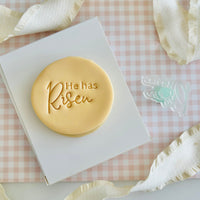 He Has Risen Text Stamp (SweetP)
