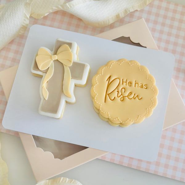 He Has Risen Text Stamp (SweetP)