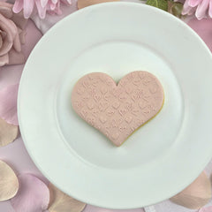 Hearts Outline Pattern Plate