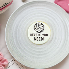 Here If You Need! (Netball) Debosser