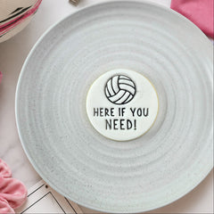Here If You Need! (Netball) Embosser