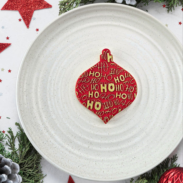 HoHoHo Pattern Plate