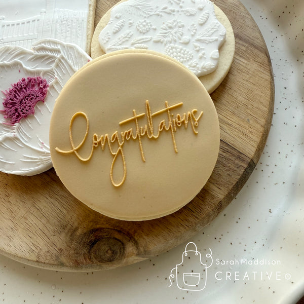 Congratulations Debosser (Sarah Maddison Creative)