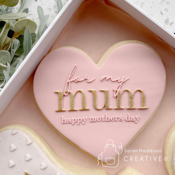 For My Mum Happy Mother's Day Debosser (Sarah Maddison Creative)