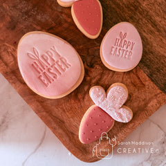 Happy Easter with Ears Impression Stamp (Sarah Maddison Creative)