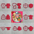 Set of 8 Retro Cutters and Dough Imprints (The Confectionist)