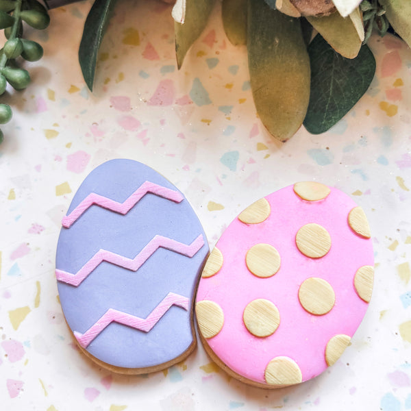 Easter Egg Platter Cutter & Debosser Set (Bikkie Smalls)