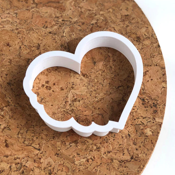 Heart Cookie Cutter 80mm x 90mm (Little Bikkie)