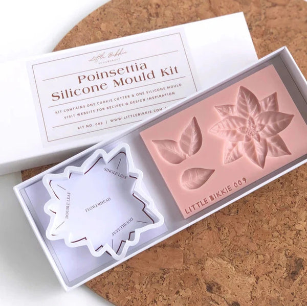 Poinsettia Silicone Mould Kit (Little Bikkie)