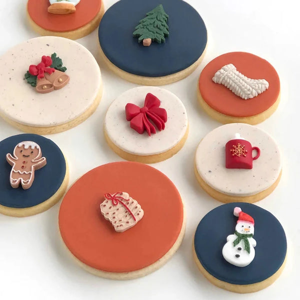 Christmas #1 Assorted Silicone Mould (Little Bikkie)