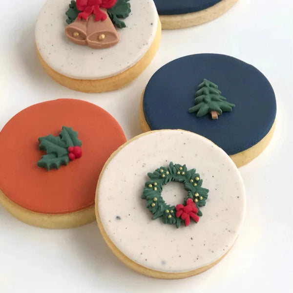 Christmas Foliage Silicone Mould (Little Bikkie)