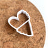 Modern Heart Cookie Cutter 75mm x 95mm (Little Bikkie)