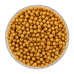 Gold Pearls (4mm) Sprinkles 30g