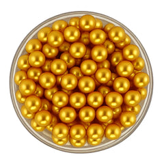 Gold Pearls (6mm) Sprinkles 30g