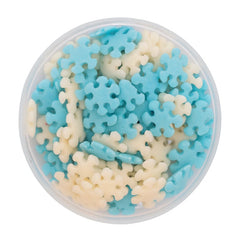 Snowflake Confetti Sprinkles 30g