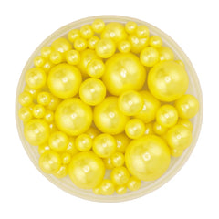 Shiny Yellow Pearls Sprinkles 30g