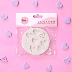 I Heart U - Small Savvy Shapes Silicone Mould (Savvy Cakes)