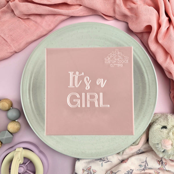 It's a Girl Debosser