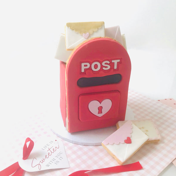 3D Post Box with Post Stamp + Valentine's Lock (SweetP)