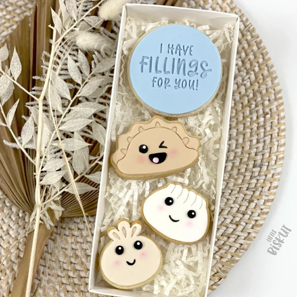 Dumplings Cutter & Embosser Set (Little Biskut)