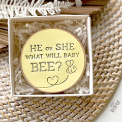 He or She What Will Baby Bee? Embosser (Little Biskut)