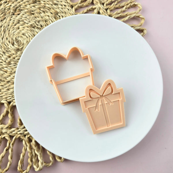 Present Cutter & Debosser Set (Little Biskut)