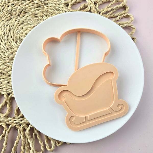 Sleigh Cutter & Debosser Set (Little Biskut)