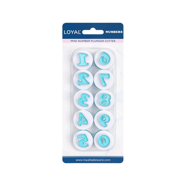 Mini Number Plunger Cutter 10pc (Loyal)