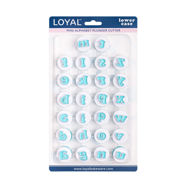 Mini Alphabet Plunger Cutter Lower Case 26pc (Loyal)