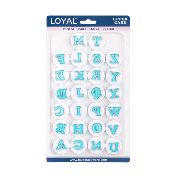 Mini Alphabet Plunger Cutter Upper Case 26pc (Loyal)