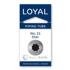 Piping Tip Open Star #21 (Loyal)