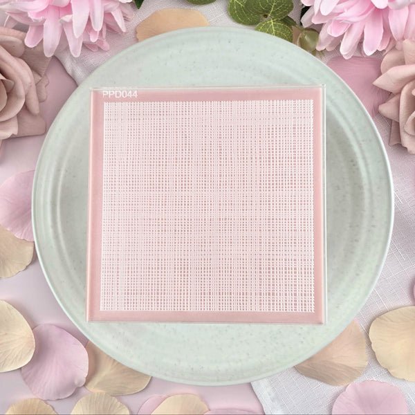 Linen Pattern Plate