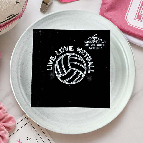 Live Love Netball Debosser