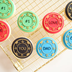 Love You Dad Poker Chips Mini Debosser