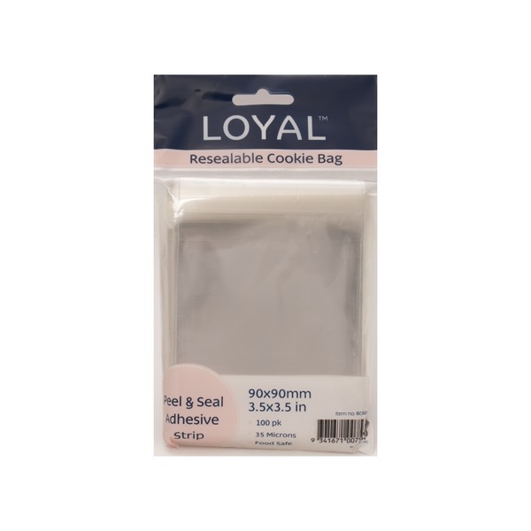 Cello Bags 90x90mm (100pk) (Loyal)