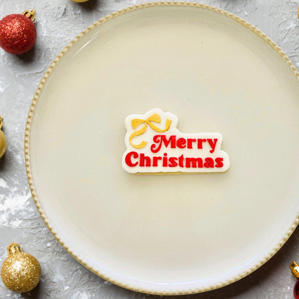 Merry Christmas Cutter & Debosser Set