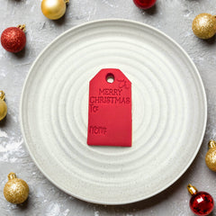 Merry Christmas Gift Tag Cutter & Embosser Set