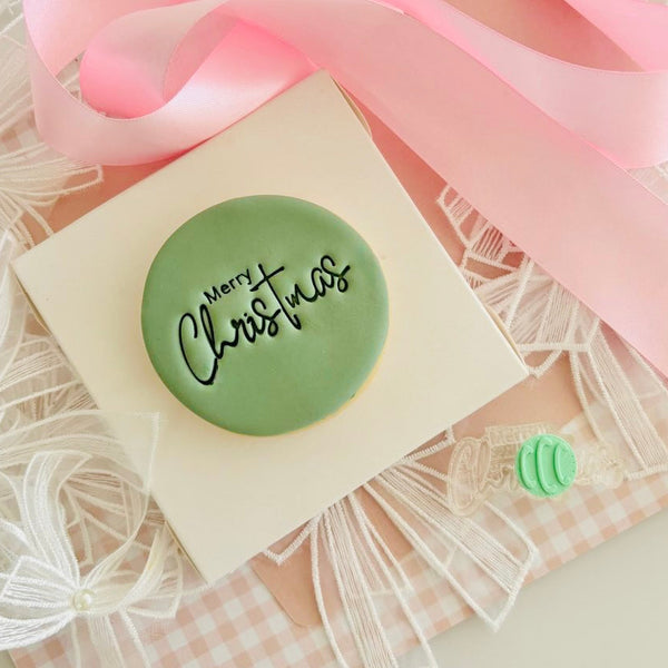 Merry Christmas Text Stamp (SweetP)