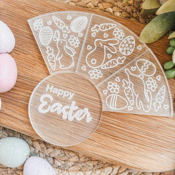 Easter Bunnies Platter Cutter & Debosser Set (Bikkie Smalls)