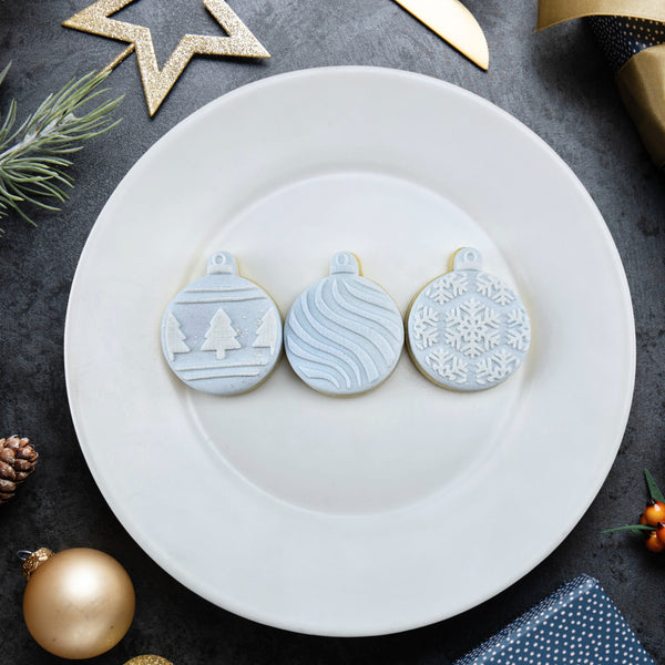 Mini Bauble Cutter & Debosser Set