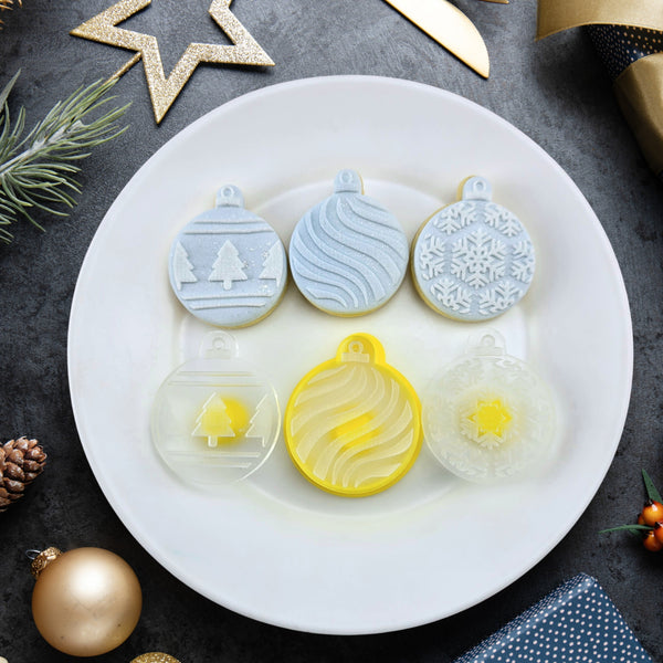 Mini Bauble Cutter & Debosser Set