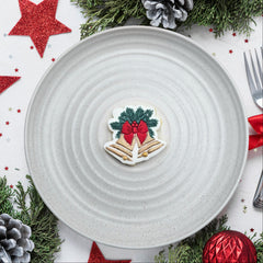 Mini Bells & Bow Cutter & Debosser Set