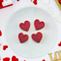 Mini Drawn Heart Cutter & Debosser Set