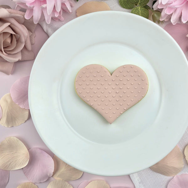 Mini Hearts Pattern Plate
