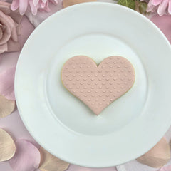 Mini Hearts Pattern Plate
